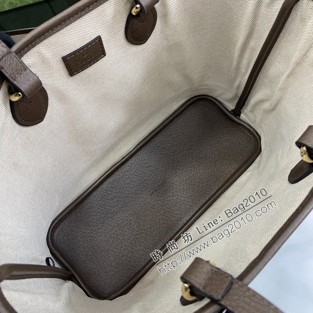 Gucci專櫃古馳最新款Ophidia系列GG迷你托特包手提包 jh2512型號：765043
